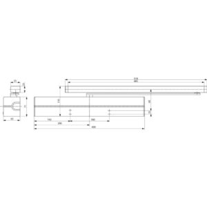 Assa Abloy DC640 | Ferme-porte débrayable (Free Swing) | Pour le secteur des soins – Image 2