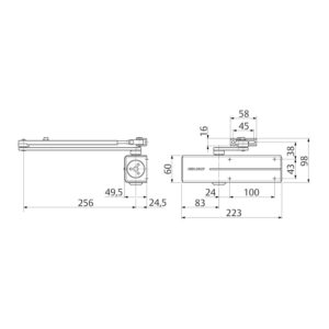 Assa Abloy DC200 | Ferme-porte sans bras | Force EN 2-4 – Image 5
