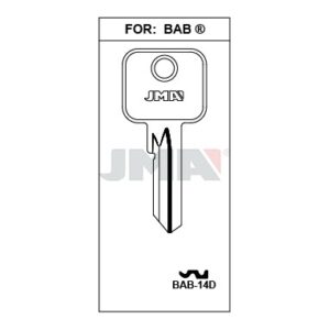 Ébauche de clé JMA BAB-14D – vue groupée