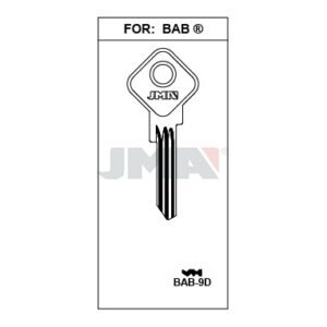 Ébauche de clé JMA BAB-9D – vue groupée