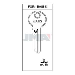 Ébauche de clé JMA BAI-5D – vue groupée