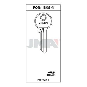 Ébauche de clé JMA BK-2D – vue groupée