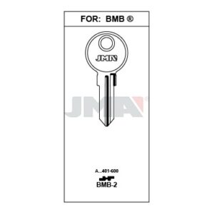 Ébauche de clé JMA BMB-2 – vue groupée