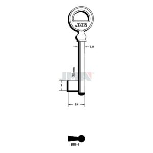 Ébauche de clé JMA BRI-1 – vue groupée