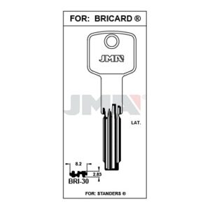 Ébauche de clé JMA BRI-30 – vue groupée