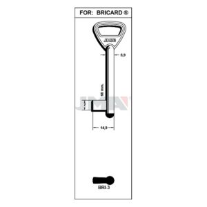 Ébauche de clé JMA BRI-4D – vue groupée