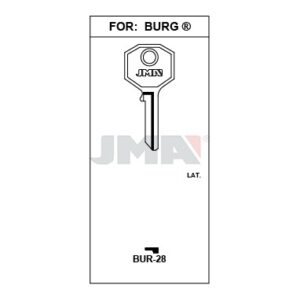 Ébauche de clé JMA BUR-28 – vue groupée