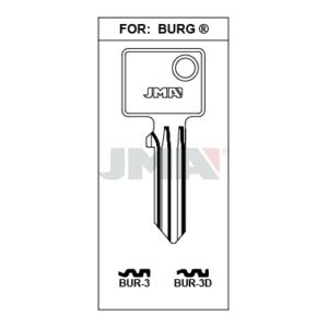 Ébauche de clé JMA BUR-3 – vue groupée