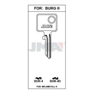 Ébauche de clé JMA BUR-4 – vue groupée