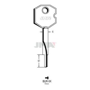Ébauche de clé JMA BUR-5X
