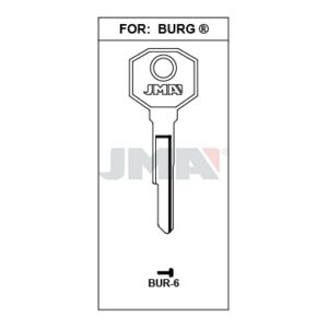 Ébauche de clé JMA BUR-6 – vue groupée