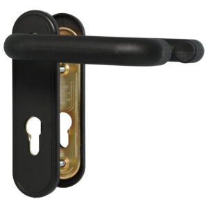 Garniture pour portes industrielles | Plastique noir | PC 72 mm