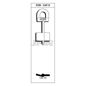 Ébauche de clé JMA CAF-1G – vue groupée