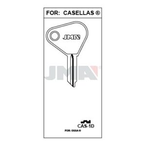 Ébauche de clé JMA CAS-1D – vue groupée