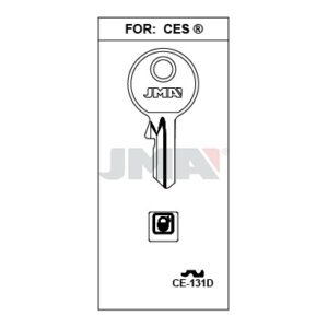 Ébauche de clé JMA CE-131D – vue groupée