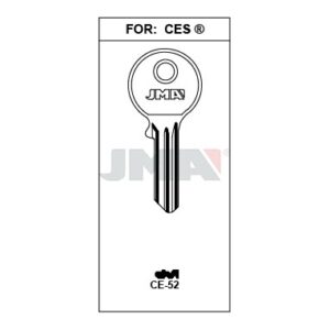 Ébauche de clé JMA CE-52 – vue groupée
