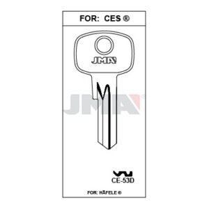 Ébauche de clé JMA CE-53D – vue groupée