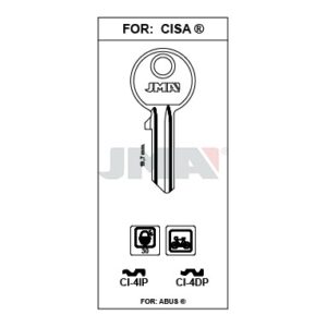 Ébauche de clé JMA CI-4DP – vue groupée