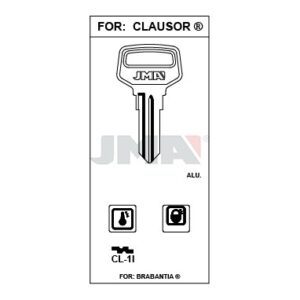 Ébauche de clé JMA CL-1I – vue groupée