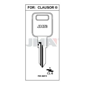 Ébauche de clé JMA CL-6 – vue groupée