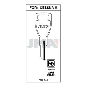 Ébauche de clé JMA CN-1D – vue groupée