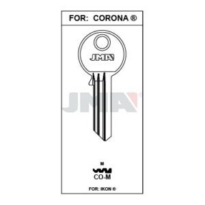 Ébauche de clé JMA CO-M – vue groupée