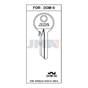 Ébauche de clé JMA DOM-5D – vue groupée