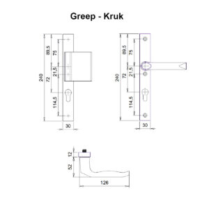 Dieckmann Breda | Garniture de sécurité étroite | Anti-effraction – Image 6