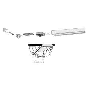 Dorma | Dispositif d'arrêt mécanique pour bras à glissière | TS98 XEA – Image 2