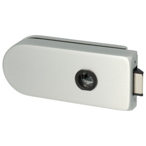 Dorma Glas Studio Rondo | Serrure pour porte en verre | Béquille simple | 81020115099 | Aluminium EV1
