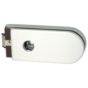 Dorma Glas Studio Rondo | Serrure pour porte en verre | Béquille simple | 81020115099 | Aluminium EV1 – Image 2