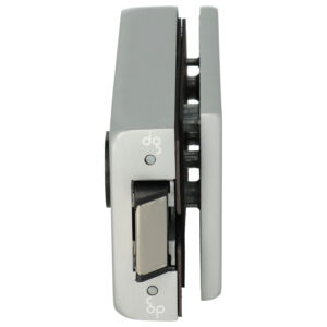 Dorma Glas Studio Rondo | Serrure pour porte en verre | Béquille simple | 81020115099 | Aluminium EV1 – Image 3