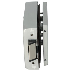 Dorma Glas Studio Rondo | Serrure pour porte en verre | Béquille + cylindre PZ | 81020215099 | Aluminium EV1 – Image 3