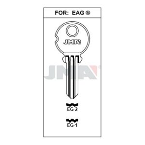 Ébauche de clé JMA EG-2 – vue groupée