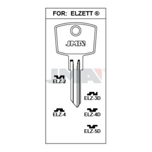 Ébauche de clé JMA ELZ-3D – vue groupée