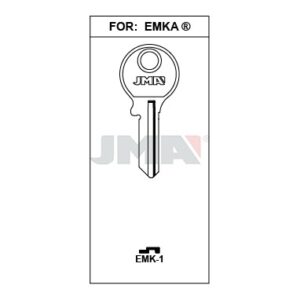 Ébauche de clé JMA EMK-1 – vue groupée