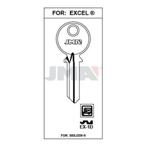 Ébauche de clé JMA EX-1D – vue groupée