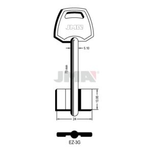 Ébauche de clé JMA EZ-3G