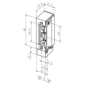 EffEff 332.238-----E91 | Gâche électrique pour issues de secours | À rupture 12V DC | ProFix 2 – Image 2