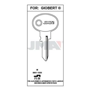 Ébauche de clé JMA FI-9I – vue groupée
