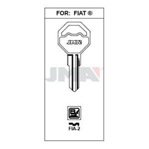 Ébauche de clé JMA FIA-2 – vue groupée