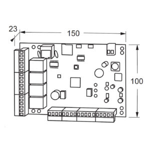 Maasland FLD2000U | Système de contrôle d'accès Flexess Duo | Carte d'extension – Image 2