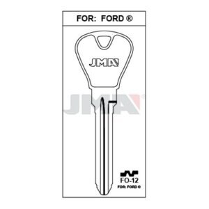 Ébauche de clé JMA FO-12 – vue groupée