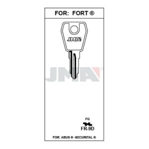Ébauche de clé JMA FR-9D – vue groupée