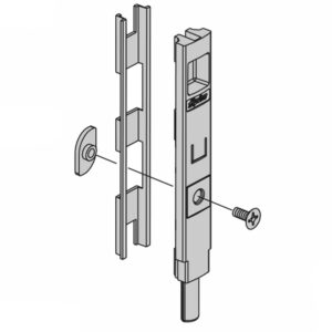 Fapim 3862 | Verrou pour vantail semi-fixe | Pour aluminium | 135x20 mm – Image 2