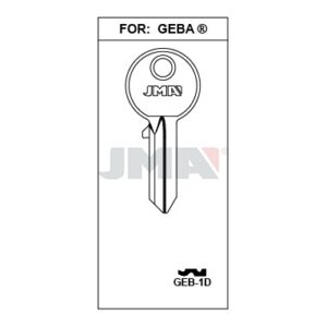 Ébauche de clé JMA GEB-1D – vue groupée