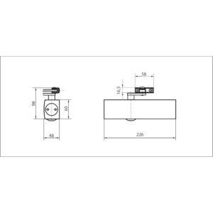 GEZE TS2000 NV | Ferme-porte pour bras compas | Force réglable EN 2-4-5 – Image 4
