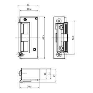 GU BKS ET8 | Gâche électrique | 6-35805-02-0-1 | 10-24 V AC/DC – Image 5