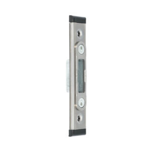 GU gâche 6-40073-02-0-8 pour pêne - Réversible - U24X6 - Réglable - INOX