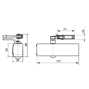 GEZE TS1500 | Ferme-porte sans bras | Force EN 3-4 – Image 2